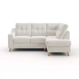 Baxter II Chenille Soft Texture Corner Chaise Sofa - thumbnail 2