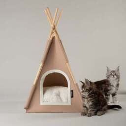 Scruffs Stockholm Felt Teepee Cat Bed - thumbnail 3