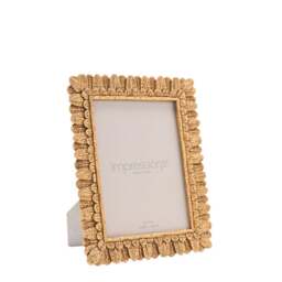 Impressions Rounded Leaf Resin Photo Frame - thumbnail 1