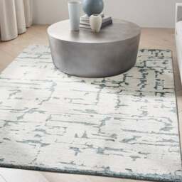 Calvin Klein Sculptural Abstract Wool Rug