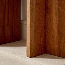 Arya Console Table, Mango Wood & Real Marble - thumbnail 4
