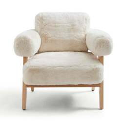 Brynn Supersoft Faux Fur Accent Chair - thumbnail 5
