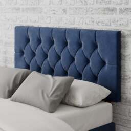 Olivier Plush Velvet Headboard - thumbnail 1
