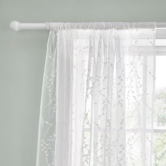 Belle Embroidery Slot Top Voile Pair - image 1