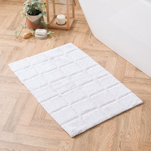 Grid Tufted Bath Mat - image 1