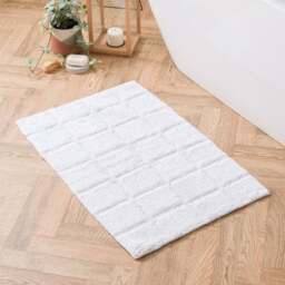 Grid Tufted Bath Mat