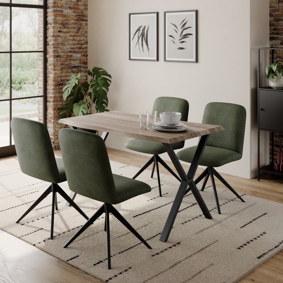 Ezra II 4 Seater Compact Rectangular Dining Table - image 1