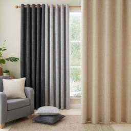 Albert Chenille Eyelet Curtains - thumbnail 3