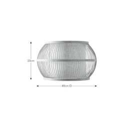 Kiva Bamboo Easy Fit Wide Pendant Shade - thumbnail 5