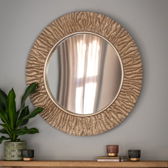 Cedar and Sage Solara Round Wall Mirror - image 1
