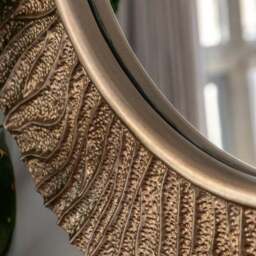 Cedar and Sage Solara Round Wall Mirror - thumbnail 3
