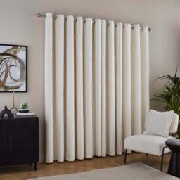 Cashton Chenille Heavyweight Eyelet Curtains - thumbnail 4
