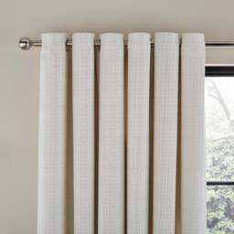 Cashton Chenille Heavyweight Eyelet Curtains - thumbnail 1