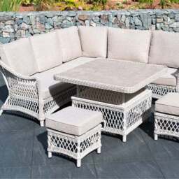 Norfolk Leisure Cotswold 4 Seat Round Dining Set - thumbnail 4