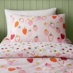 Strawberries Duvet Cover & Pillowcase Set - thumbnail 3