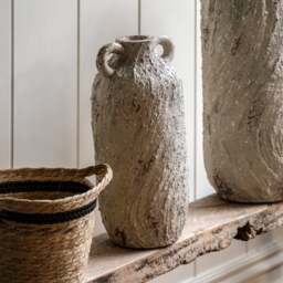Cedar & Sage Awaroa Stone-Effect Vase - thumbnail 1