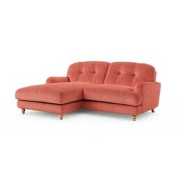 Martha Matte Plush Velvet Corner Chaise Sofa - thumbnail 6