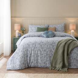 Amora Ditsy 100% Cotton Duvet Cover & Pillowcase Set - thumbnail 1