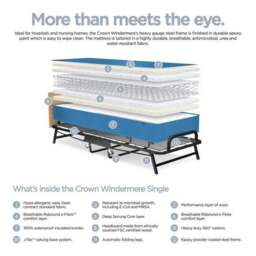 Crown Windermere Folding Guest Bed - thumbnail 3