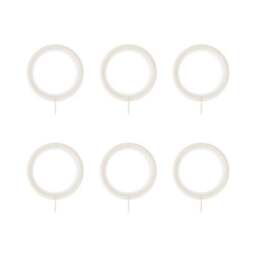 Pack of 6 35mm Lined Curtain Rings - thumbnail 3