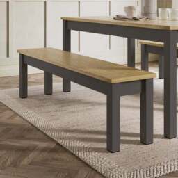 Olney 6 Seater Dining Table and Bench Set - thumbnail 3
