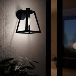 EGLO Mirandola Caged Outdoor Wall Light - thumbnail 3