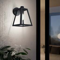 EGLO Mirandola Caged Outdoor Wall Light - thumbnail 1