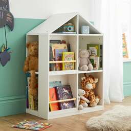 Kids Daisy House Bookcase and Storage - thumbnail 1
