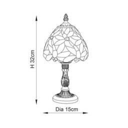 Vogue Coral Traditional Table Lamp - thumbnail 5