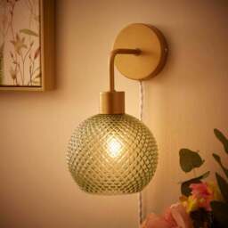 Elodie Plug In Wall Light - thumbnail 2