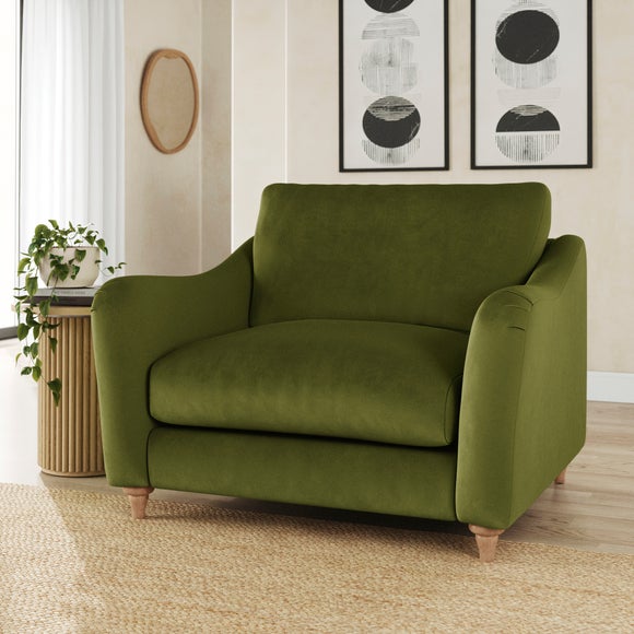Hattie Matte Plush Velvet Snuggle Sofa - image 1