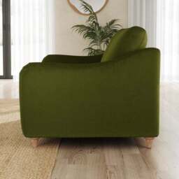 Hattie Matte Plush Velvet Snuggle Sofa - thumbnail 2