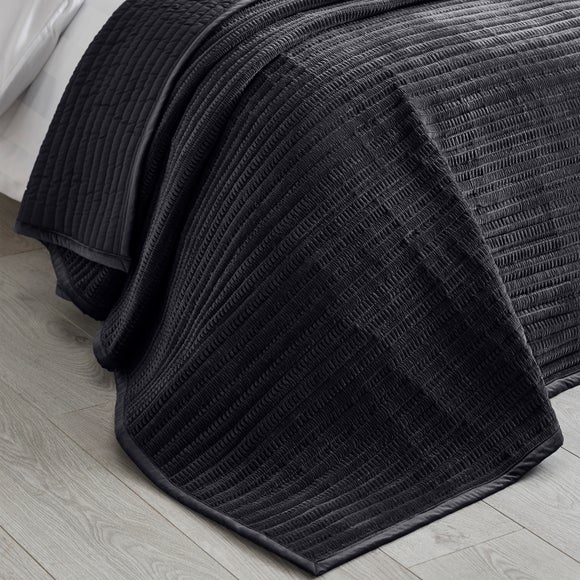Catherine Lansfield Velvet Pinsonic Bedspread - image 1