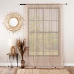 Recycled Polyester Slot Top Single Voile Panel - thumbnail 4