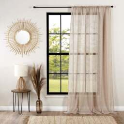 Recycled Polyester Slot Top Single Voile Panel - thumbnail 2