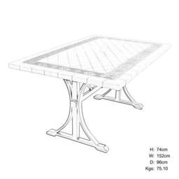 Burlington 6 Seater Dining Set with Ascot Chairs - thumbnail 6