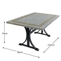 Burlington 6 Seater Dining Set with Ascot Chairs - thumbnail 5