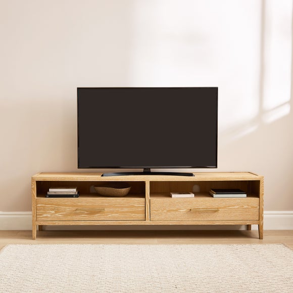 "Holden Superwide TV Unit for TVs up to 80"", Oak" - image 1