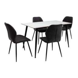 Riga Rectangular 4 Seater Dining Table - thumbnail 4