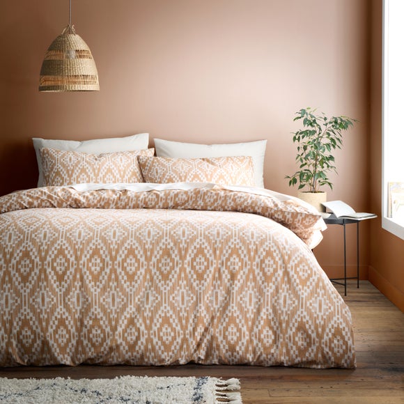 Syrah Ikat 100% Cotton Duvet Cover and Pillowcase Set - image 1