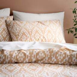Syrah Ikat 100% Cotton Duvet Cover and Pillowcase Set - thumbnail 2