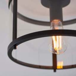 Vogue Beckett Industrial Flush Ceiling Light - thumbnail 2