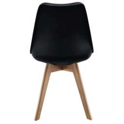 Fusion Living Soho Plastic Dining Chair with Squared Legs - thumbnail 5