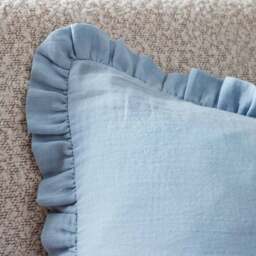 Frilled Gauze Square Cushion - thumbnail 2