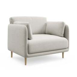 Armitage Textured Chenille Snuggle Chair - thumbnail 6