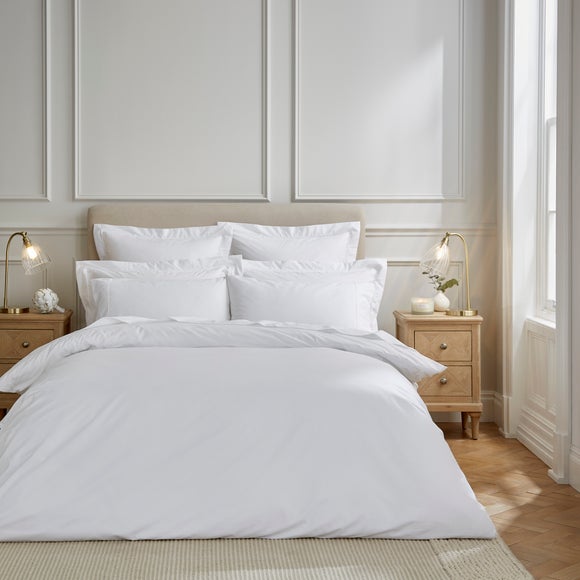 Dorma Crisp & Fresh 400 Thread Count Egyptian Cotton Percale Duvet Cover - image 1