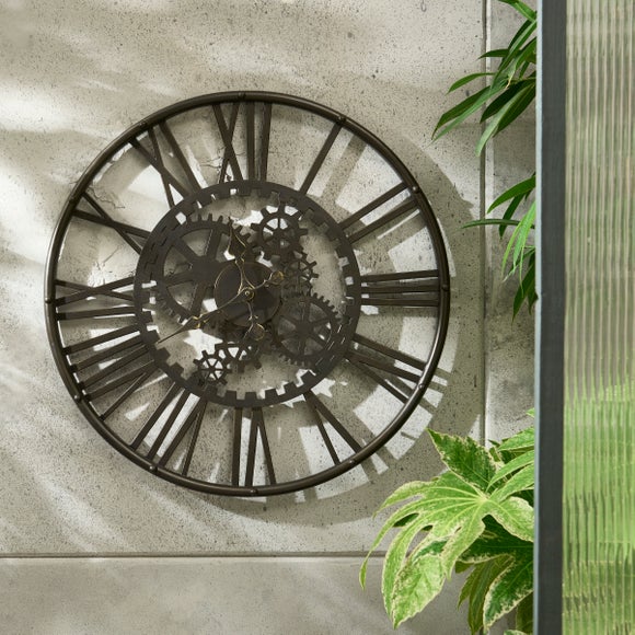 Cogs Indoor Outdoor Wall Clock - image 1