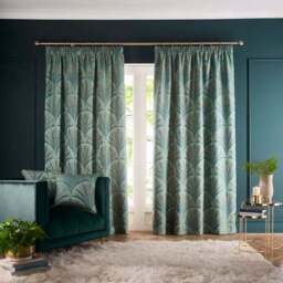 Nouveau Fan Pencil Pleat Curtains - thumbnail 2