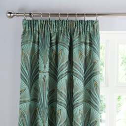 Nouveau Fan Pencil Pleat Curtains - thumbnail 1