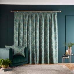 Nouveau Fan Pencil Pleat Curtains - thumbnail 4
